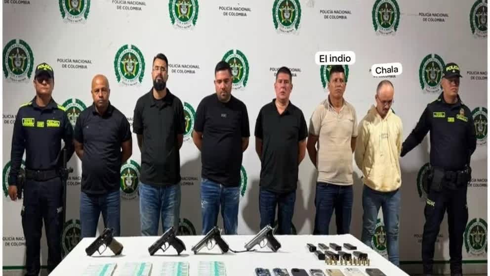 Imagen de Capturan a Víctor Chalá y cinco hombres más con armas y 33 millones en efectivo