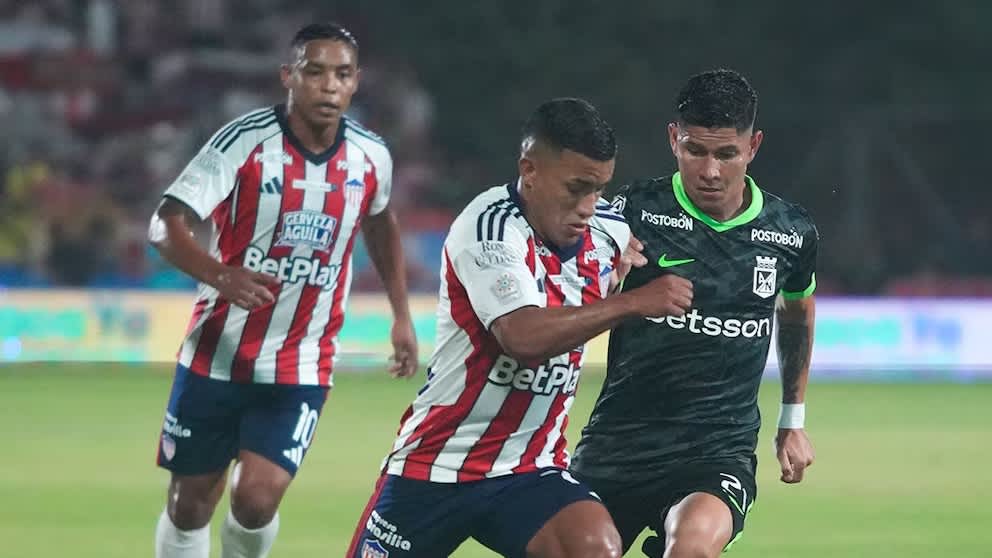 Imagen de Junior vs Atlético Nacional final Liga BetPlay 2026: hora y dónde ver el partido de ida en vivo