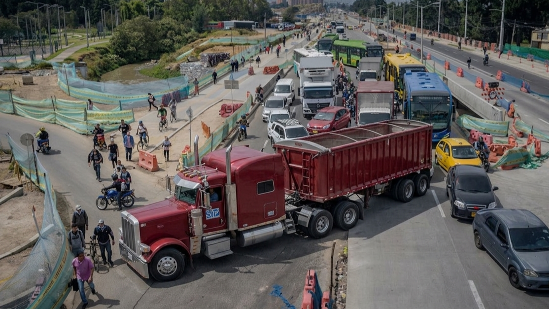 Imagen de En lo que va de 2026 se han presentado 100 bloqueos viales en el país