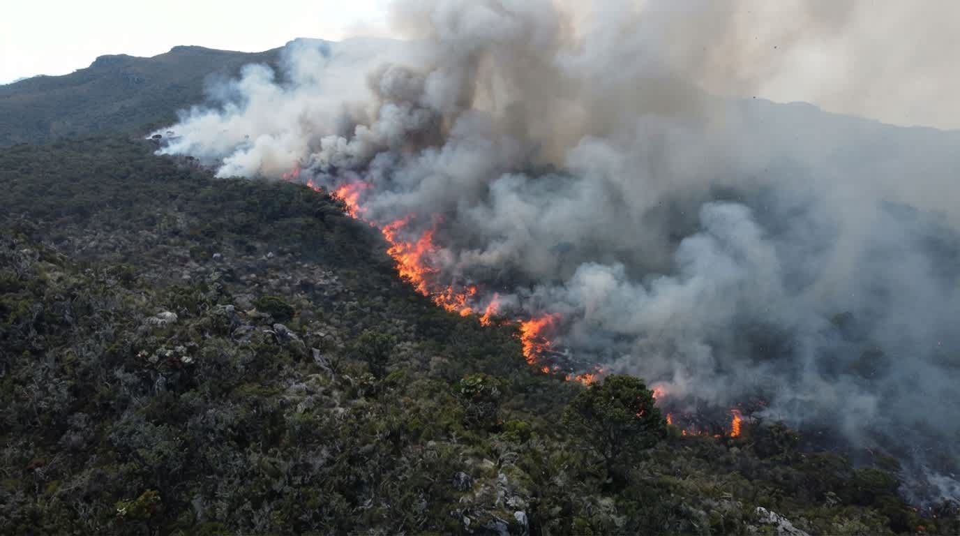 Imagen de Incendio en Villa de Leyva: gobernador responde a versiones sobre origen provocado del fuego