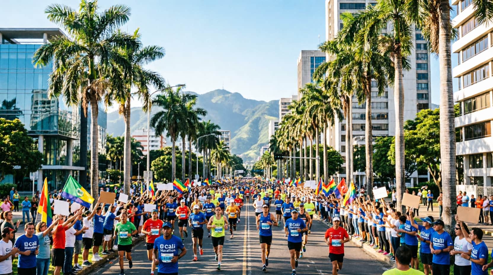 Imagen de Maratón de Cali: cierres viales, rutas y puntos de taxi para el evento deportivo masivo