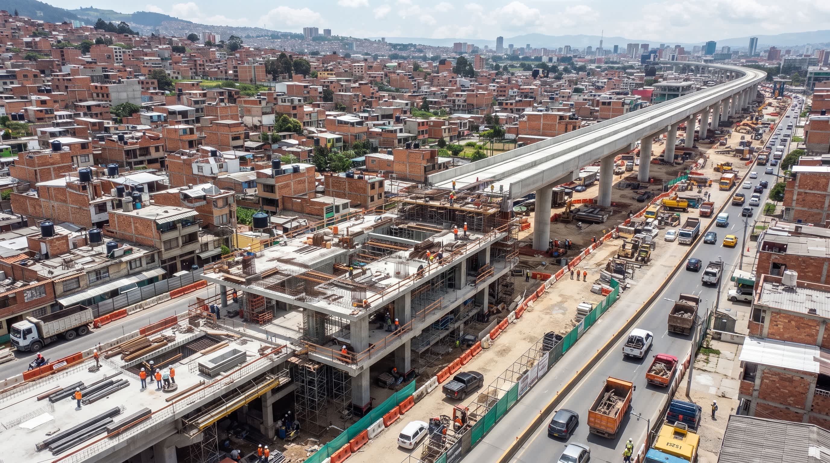 Imagen de Cierran puente de la Primero de Mayo en el sur de Bogotá por obras del Metro