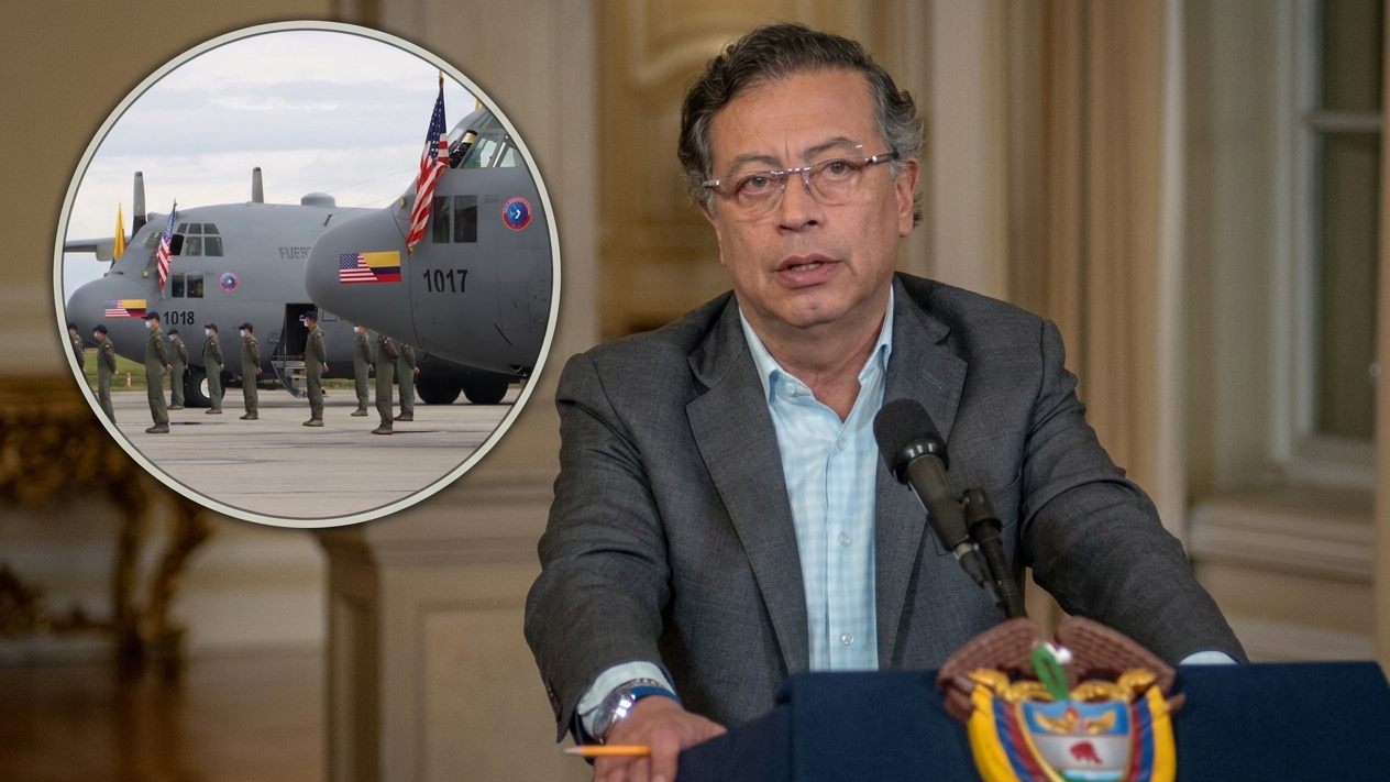 Imagen de Petro afirma que pidió cambiar los aviones Hércules desde hace un año