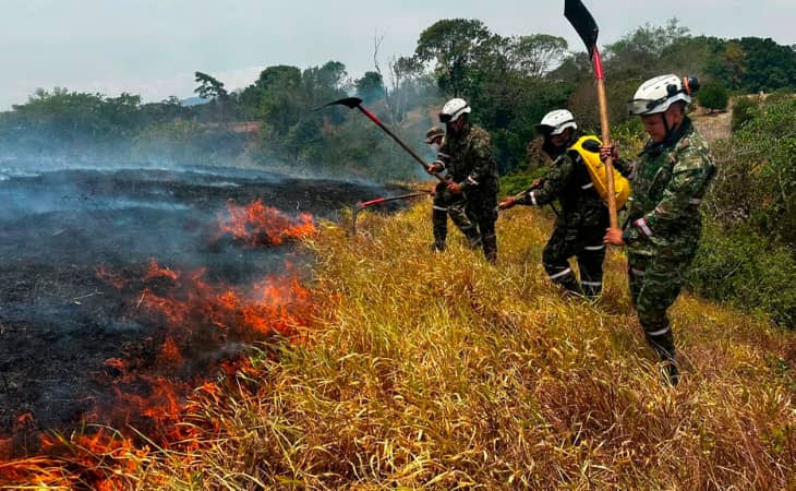 Imagen de Colombia enfrenta diez incendios forestales activos: siete se concentran en el Tolima