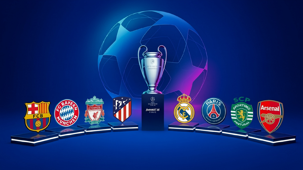 Imagen de Cuartos de final de la Champions League con grandes enfrentamientos