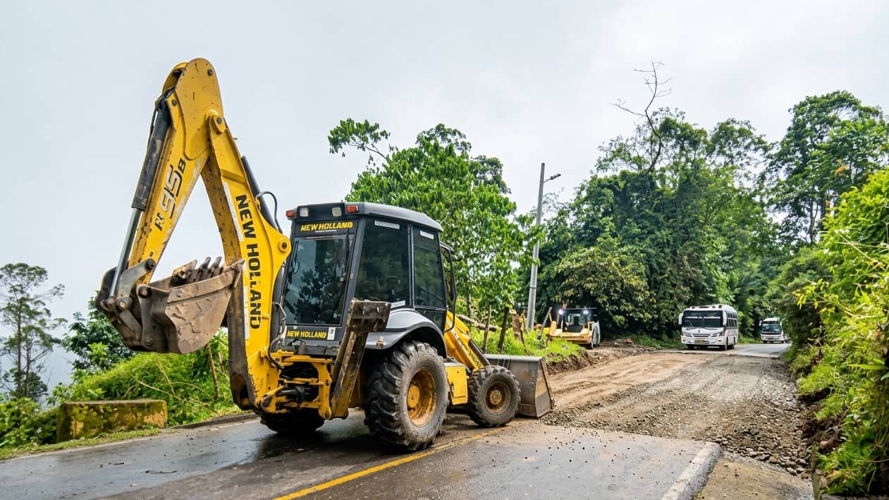 Imagen de Mesitas del Colegio avanza con obras 24 horas en vía El Pin - La Victoria